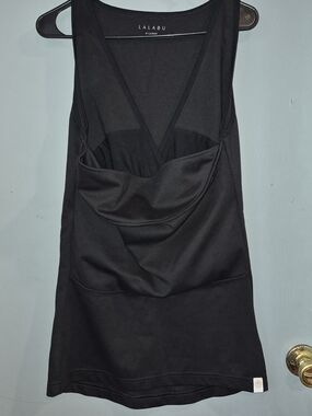 Lalabu XL Black Supportive Babywearing & Nursing Tank